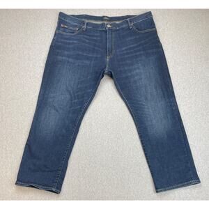 Polo Ralph Lauren Jeans Mens 44B x 30 Blue Cotton Hampton Relaxed Fit Straight